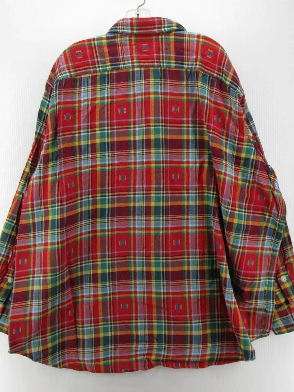 Polo Ralph Lauren Shirt 3XB Button Up Flannel Southwestern Tartan Lined